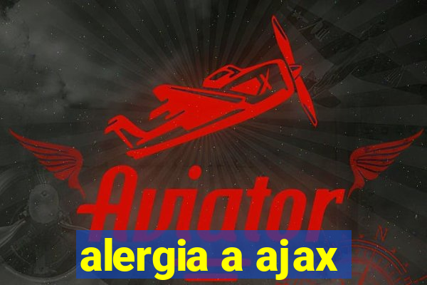 alergia a ajax